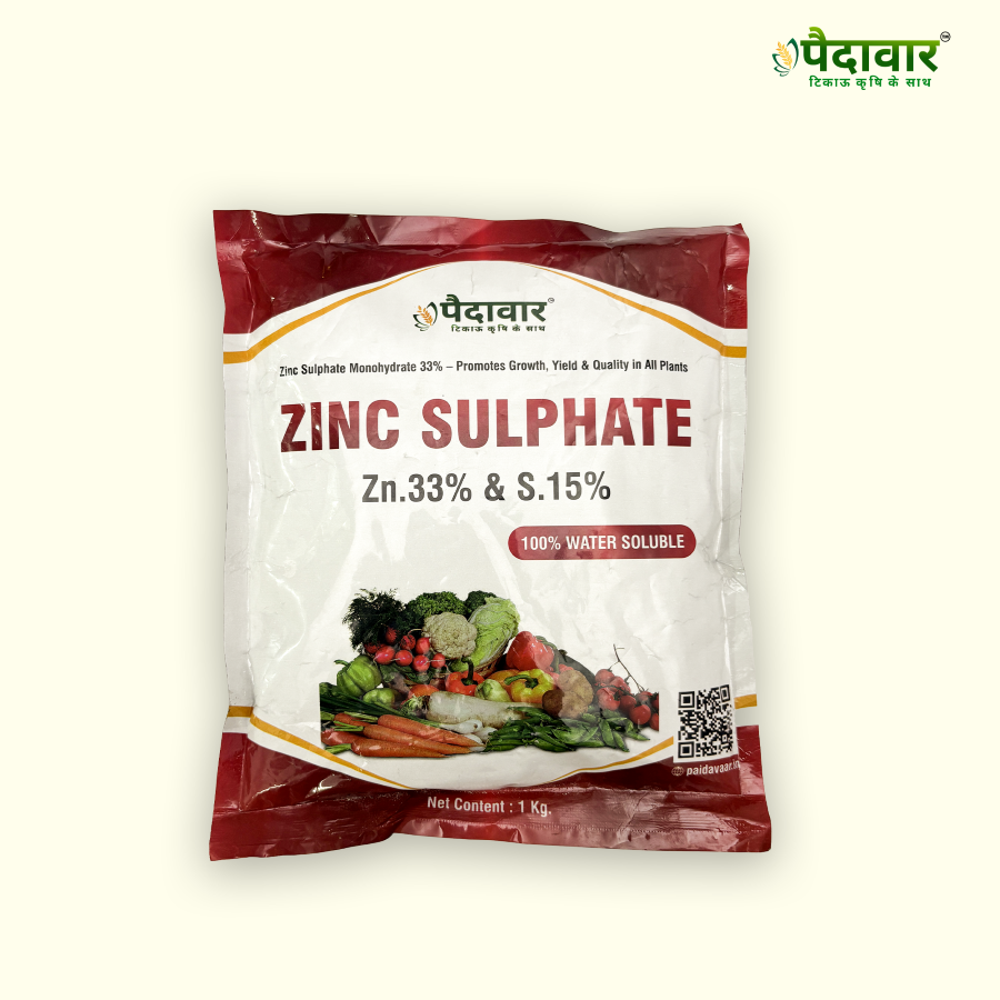 Paidavaar Zinc Sulphate Micro Nutrient Fertilizer - Zinc Sulphate 33%